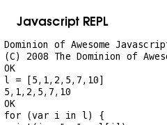 Javascript REPL